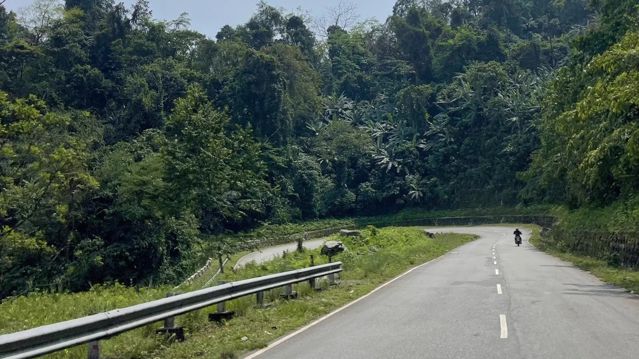 Motorcycle tour across four states of Northeast India