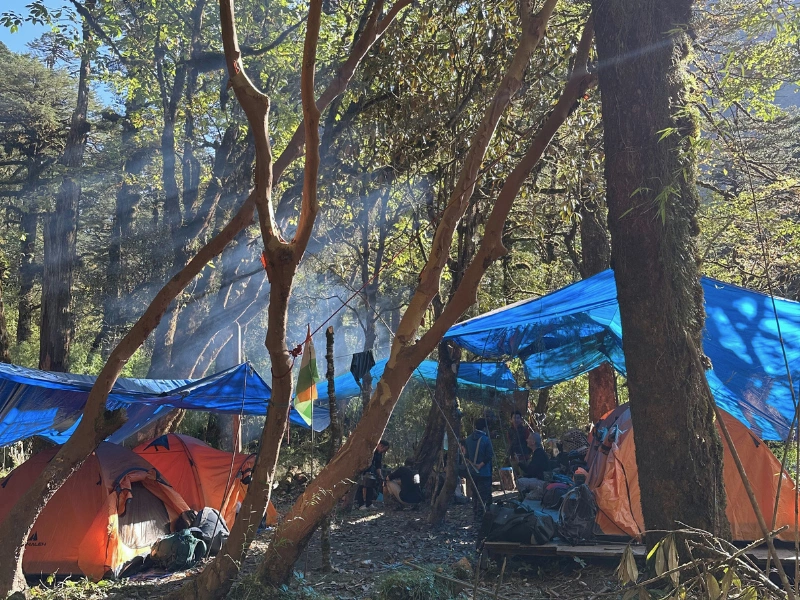Camp on the Aeyo Valley Trek
