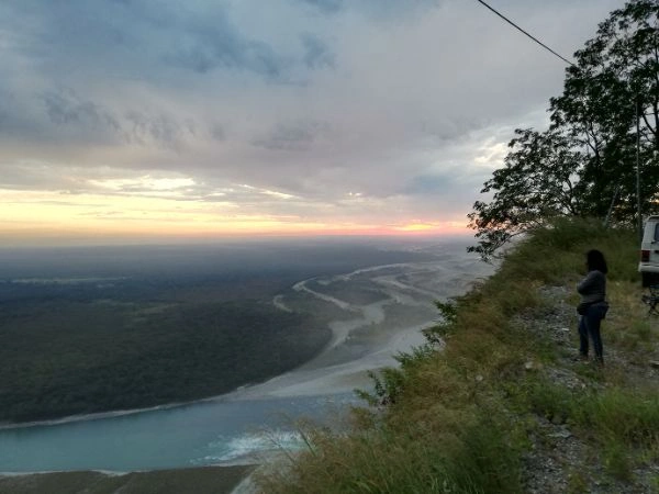 Evening valley view on an October Northeast India tour