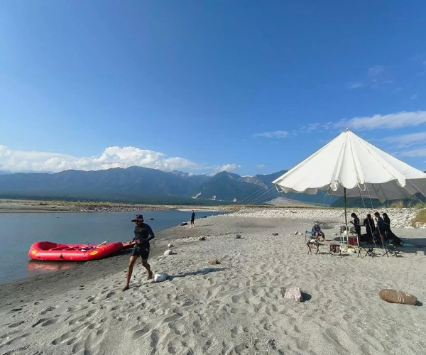 River camp on an Eastern Arunachal activity holiday